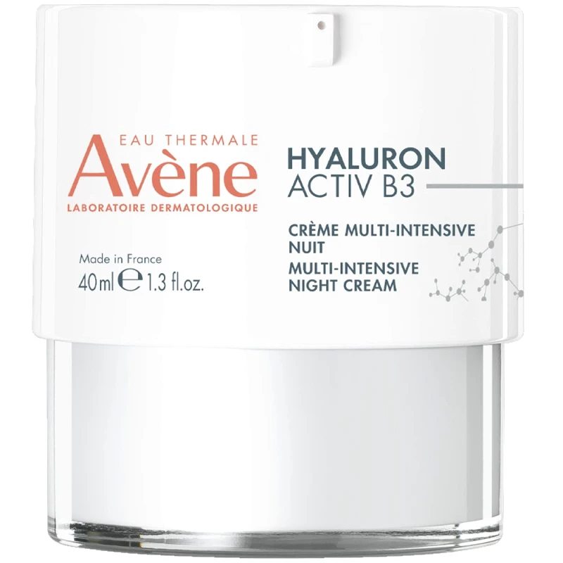 Avène Avene Hyaluron Activ B3 Multi-Intense Night Cream Εντατική Αντιγηραντική Κρέμα Νυκτός με Υαλουρονικό Οξύ για Ολοκληρωμένη Επανόρθωση 40ml