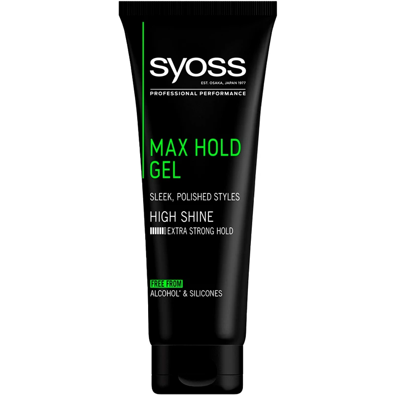 Syoss Syoss Max Hold Power Gel Επαγγελματικό Gel Μαλλιών για Δυνατό Κράτημα & Styling Μεγάλης Διάρκειας 250ml
