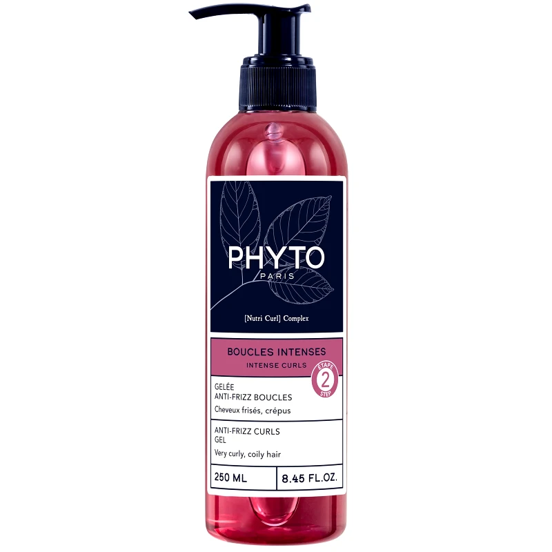 Phyto Paris Phyto Boucles Intenses Anti-Frizz Curls Gel Τζελ Κατά του Φριζαρίσματος που Κλειδώνει το Σχήμα της Μπούκλας Χωρίς Σκληρή Αίσθηση 250ml