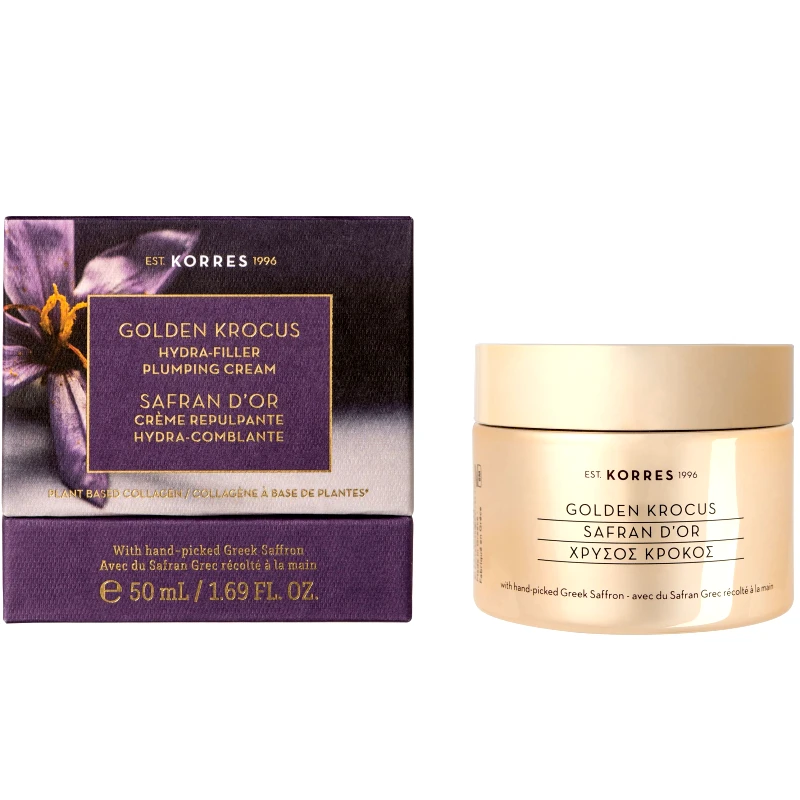 Korres Korres Golden Krocus Hydra-Filler Plumping Cream Επανορθωτική Κρέμα Νεότητας Με Εκχύλισμα Κρόκου Κοζάνης 50ml