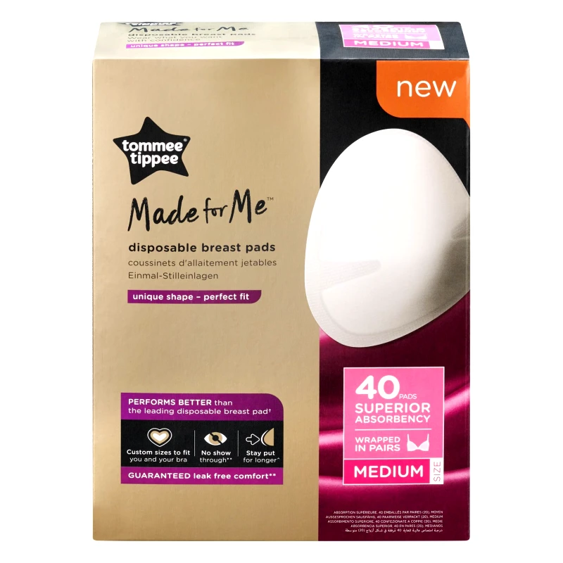Tommee Tippee Tommee Tippee Disposable Breast Pads Daily Κωδ 423634 Επιθέματα Στήθους μίας Χρήσης 40 Τεμάχια - Medium