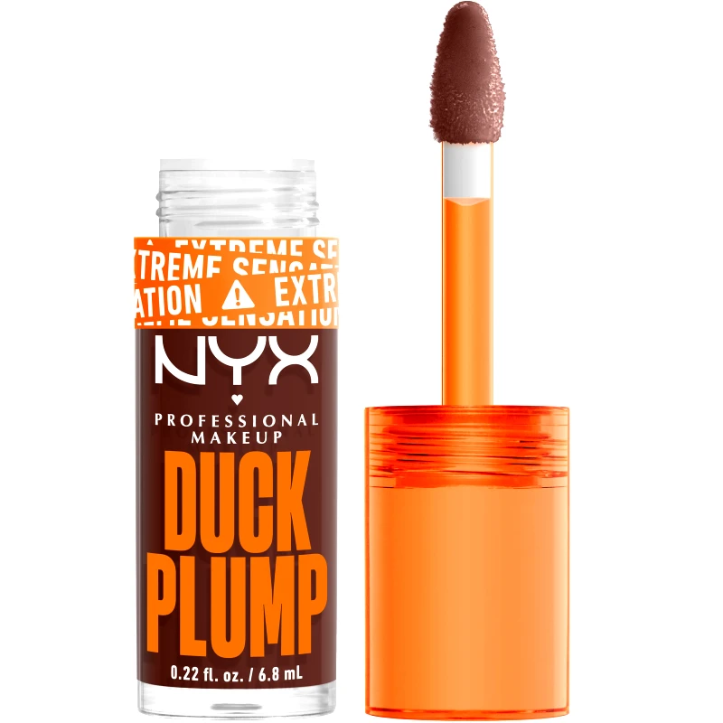 NYX Professional Makeup Nyx Professional Makeup Duck Plump Extreme Sensation Plumping Gloss Lip Gloss με Πικάντικο Τζίντζερ για Σαρκώδη Χείλη 7ml - 15 Twice the Spice