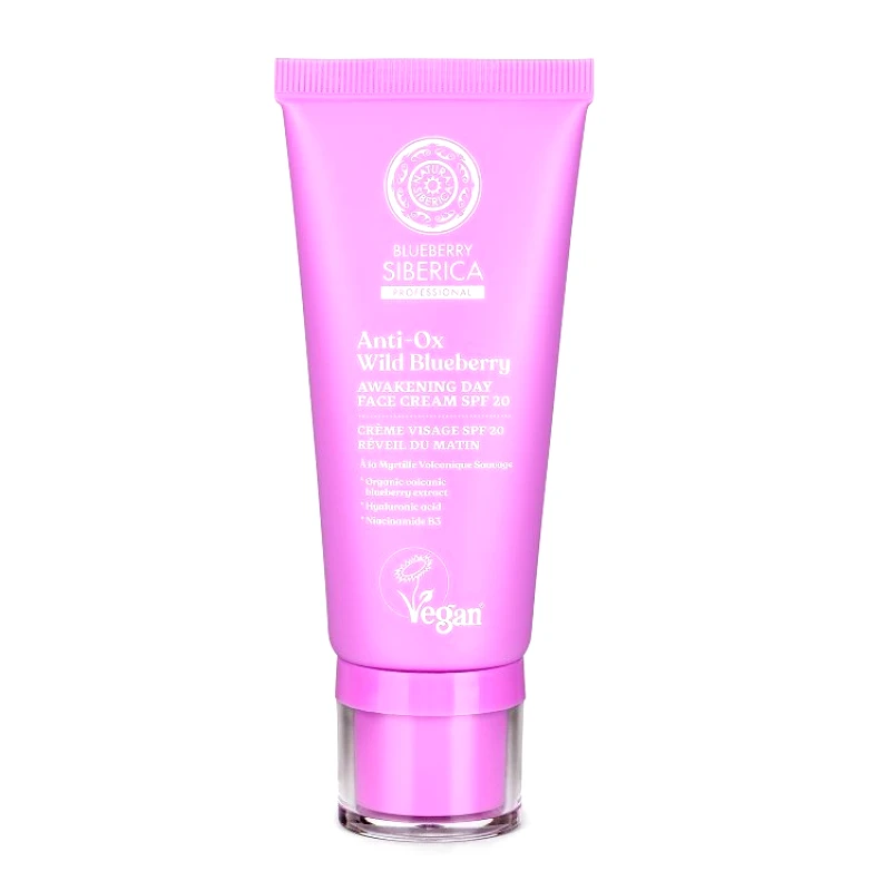 Natura Siberica Natura Siberica Anti-OX Wild Blueberry Awakening Day Face Cream Spf20 Αναζωογονητική Κρέμα Ημέρας, για Όλους τους Τύπους Επιδερμίδας 50ml