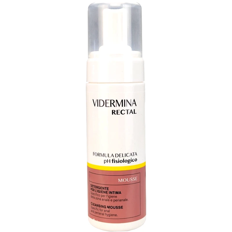 EPSILON HEALTH Vidermina Rectal Mousse Cleansing Foam Αφρός Καθαρισμός για την Υγιεινή της Πρωκτικής & Περιπρωκτικής Περιοχής 165ml