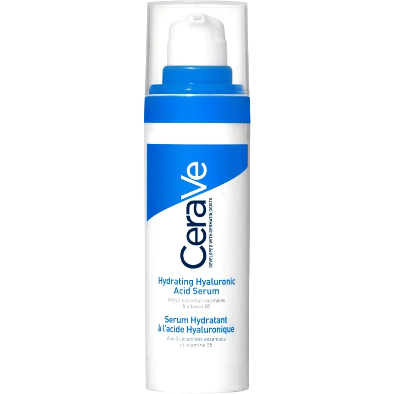 Cerave CeraVe Hydrating Hyaluronic Acid Serum Ορός Ενυδάτωσης για Πρόσωπο & Λαιμό με Υαλουρονικό Οξύ για Ενίσχυση & Αποκατάσταση του Επιδερμικού Φραγμού 30ml