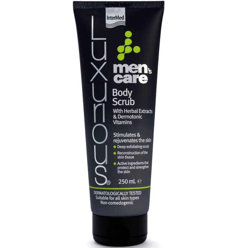 Luxurious Luxurious Men’s Care Body Scrub Απολεπιστικό Σώματος για Τόνωση & Αναζωογόνηση 250ml