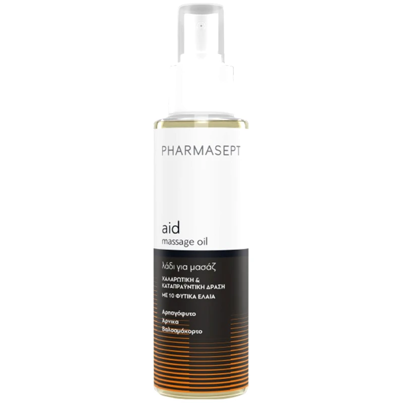 Pharmasept Pharmasept Aid Relief Massage Oil Λάδι Μασάζ για Χαλάρωση & Καταπράυνση των Μυών 100ml