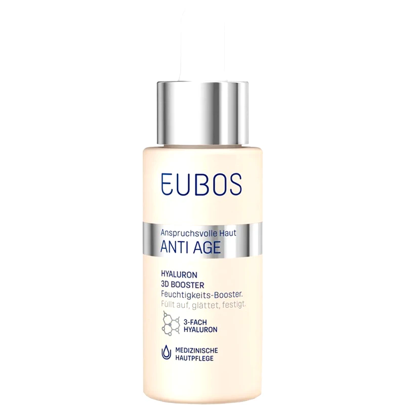 Eubos Eubos Anti Age Hyaluron 3D Booster Εντατικός Ορός Ενυδάτωσης με Υαλουρονικό Οξύ που Γεμίζει, Λειαίνει & Συσφίγγει 30ml
