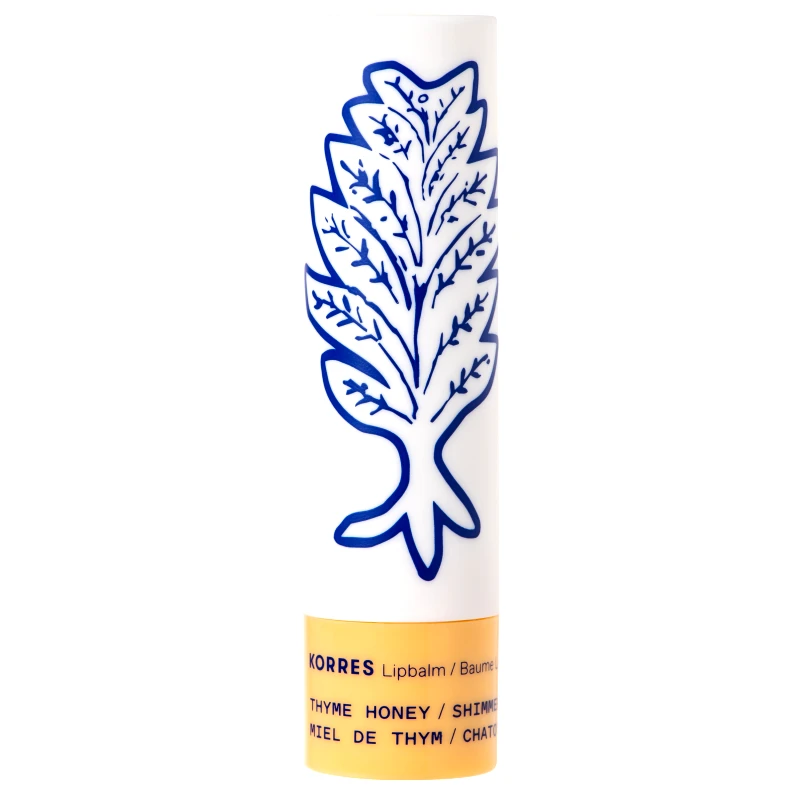 Korres Korres Lip Balm Thyme Honey Shimmery Βάλσαμο Εντατικής Ενυδατικής Φροντίδας για Υγιή & Λαμπερή Όψη Χειλιών με Μέλι 4.5g