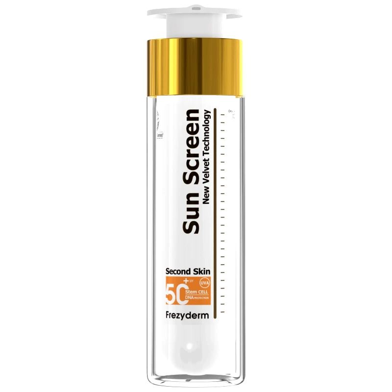 Frezyderm Frezyderm Sun Screen Velvet Face Cream Spf50+ Διάφανη Αντηλιακή Προσώπου Βελούδινης Υφής, Πολύ Υψηλής Προστασίας 50ml