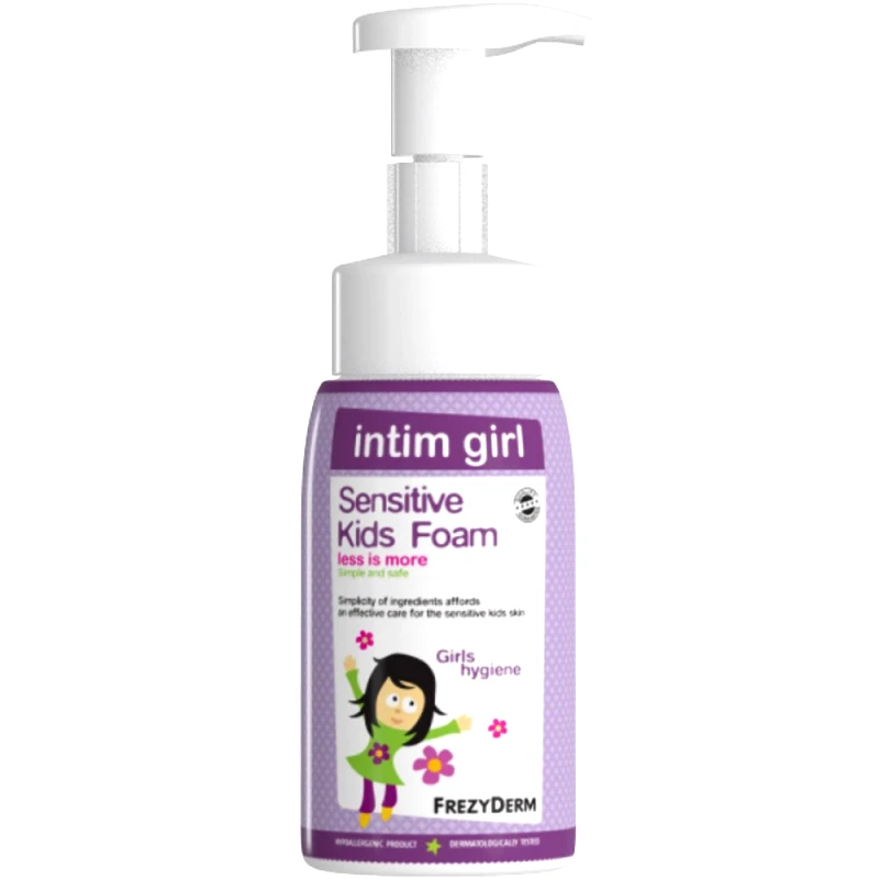 Frezyderm Frezyderm Sensitive Kids Foam Intim Girl Απαλό Καθαριστικό της Ευαίσθητης Περιοχής 250ml