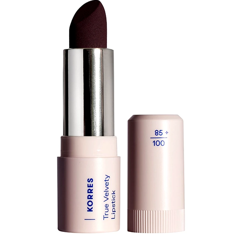 Korres Korres True Velvety Lipstick Κραγιόν με Κρεμώδη υφή & Πλούσιο Χρώμα με Μόλις Ένα Πέρασμα 3g - 59 Wine Red