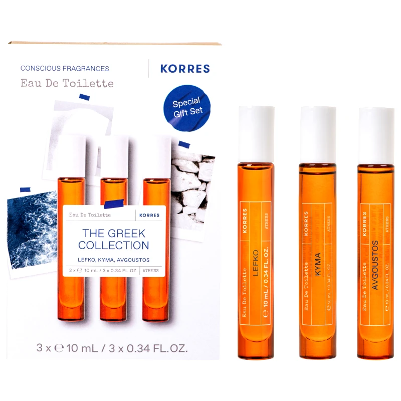 Korres Korres Promo Eau De Toilette Lefko 10ml & Kyma 10ml & Avgoustos 10ml