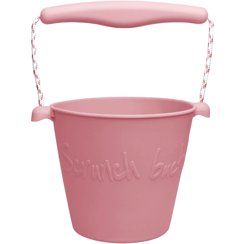 Scrunch Scrunch Bucket Κωδ SCR-110013 Κουβαδάκι από Ανακυκλώσιμη Σιλικόνη 1 Τεμάχιο - Dusty Rose