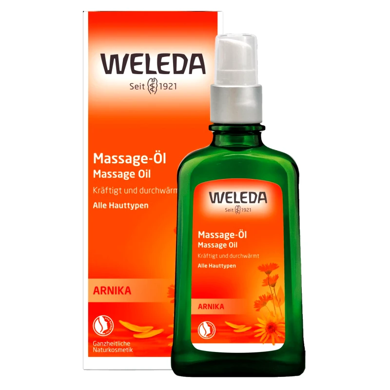 Weleda Weleda Arnica Massage Oil Θερμαντικό Λάδι για Μασάζ με Εκχύλισμα Άρνικας 100ml