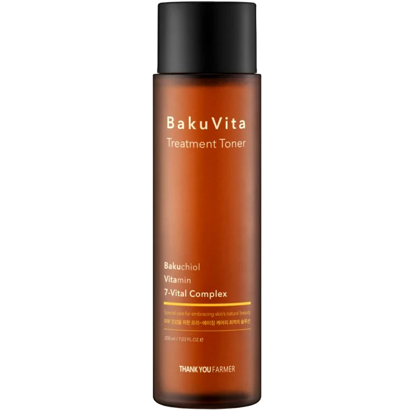 Thank You Farmer Thank You Farmer BakuVita Treatment Toner Τονωτική Λοσιόν με Βακουχιόλη που Ενυδατώνει & Συσφίγγει την Επιδερμίδα 200ml