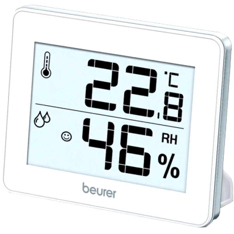 Beurer Beurer Wellbeing Thermo Hygrometer Θερμόμετρο & Υγρασιόμετρο για Εσωτερικούς Χώρους 1 Τεμάχιο