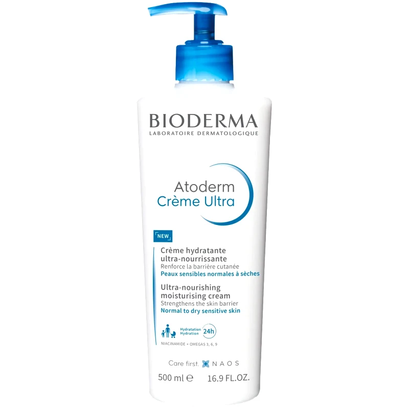 Bioderma Bioderma Atoderm Creme Ultra Nourishing Cream Πλούσια Ενυδατική Κρέμα για Κανονική, Ξηρή & Ευαίσθητη Επιδερμίδα 500ml