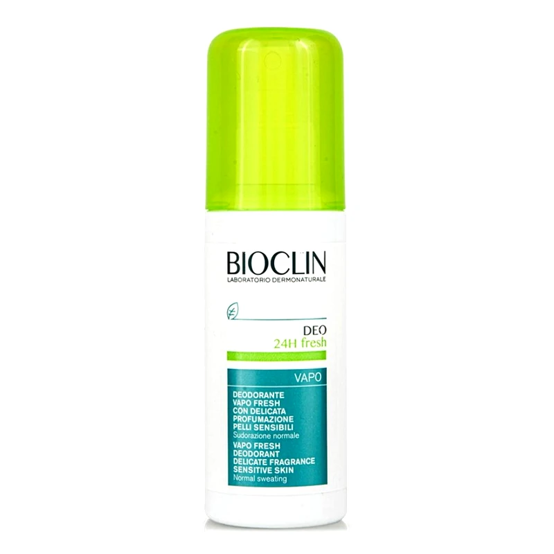 Bioclin Bioclin Deo 24h Fresh Vapo Αποσμητικό Spray με Άρωμα για Ευαίσθητες Επιδερμίδες,Ιδανικό σε Περιπτώσεις Κανονικής Εφίδρωσης 100ml