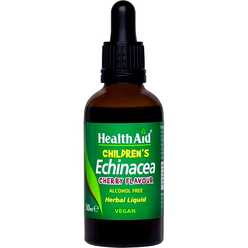 Health Aid Health Aid Children's Echinacea Συμπλήρωμα Διατροφής Εκχυλίσματος Εχινάκειας σε Πόσιμο Υγρό για Παιδιά για Ενίσχυση του Ανοσοποιητικού με Γεύση Κεράσι 50ml