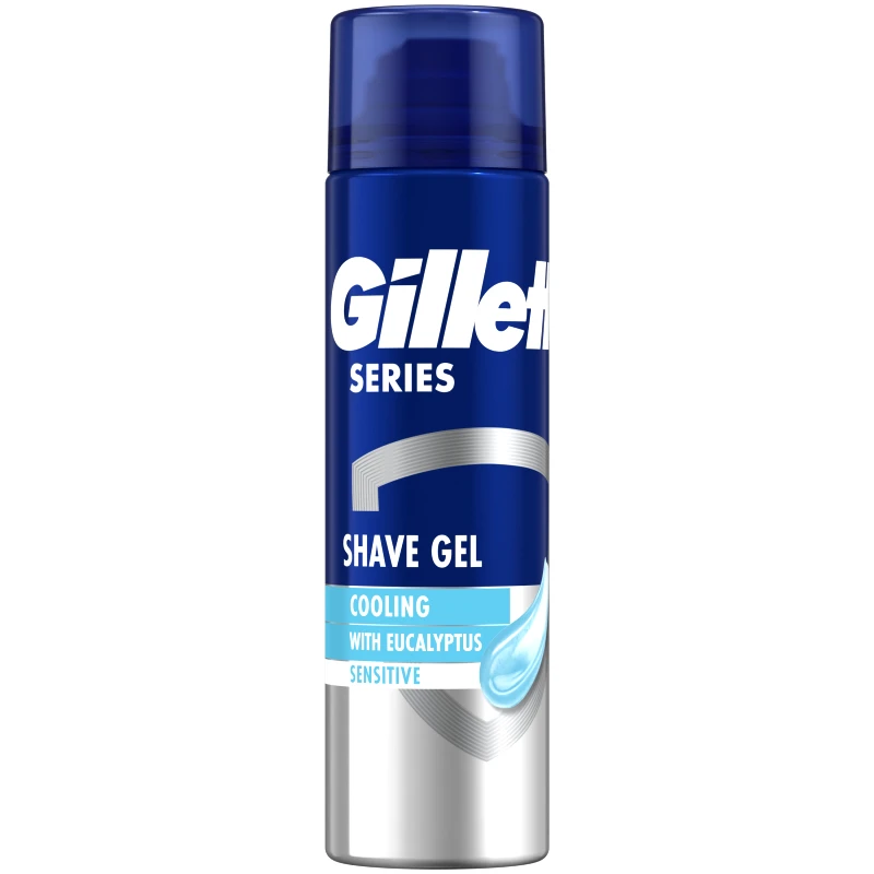 Gillette Gillette Series Cooling Sensitive Gel Ξυρίσματος με Ευκάλυπτο για Ευαίσθητες Επιδερμίδες Κατά των Ερεθισμών 200ml