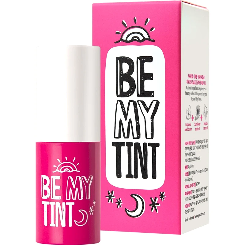 Yadah Yadah Be My Tint Lip Tint Ενυδατικό Υγρό Κραγιόν Μεγάλης Διάρκειας με Έντονο Χρώμα 4gr - 01 Wannabe Pink