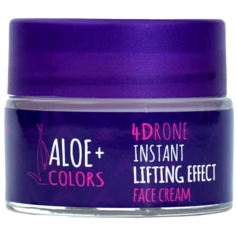 Aloe Colors Aloe+ Colors 4Drone Instant Lifting Effect Face Cream Κρέμα Προσώπου για Ανόρθωση & Λάμψη της Επιδερμίδας, Κατάλληλη για Όλους τους Τύπους Δέρματος 50ml