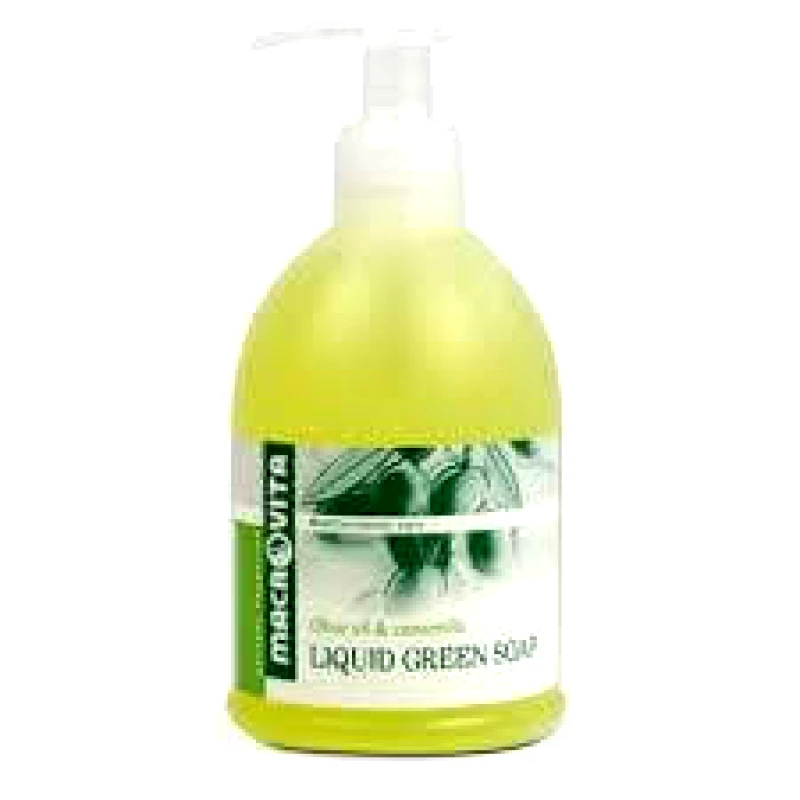 Macrovita Macrovita Liquid Green Soap Υγρό Πράσινο Σαπούνι με Λάδι Ελιάς και Χαμομήλι 300ml