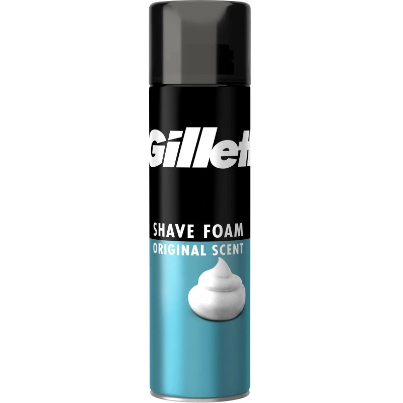 Gillette Gillette Shave Foam Sensitive Skin Ανδρικός Αφρός Ξυρίσματος για Ευαίσθητες Επιδερμίδες 200ml