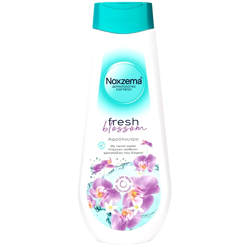 Noxzema Noxzema Fresh Blossom Shower Gel Ενυδατικό Αφρόλουτρο με Άρωμα Λουλόυδιών για Υπέροχη Αίσθηση Φρεσκάδας που Διαρκεί 750ml 