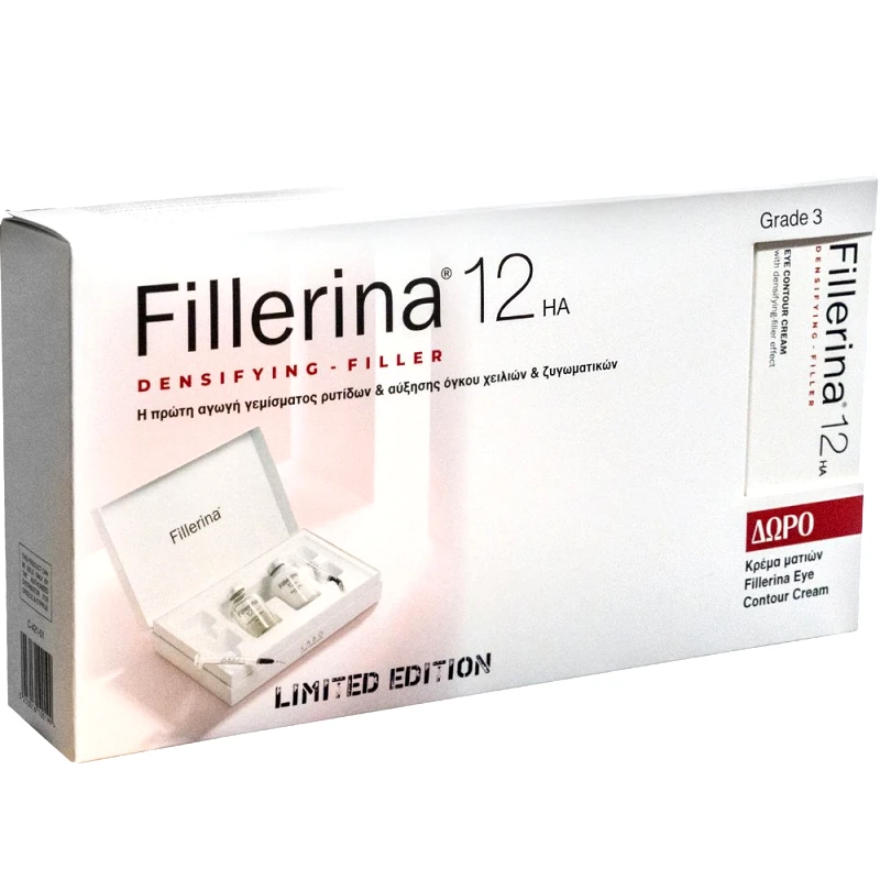 Fillerina Fillerina Promo 12HA Densifying Filler Face Treatment Grade 3, 2x30ml & Δώρο Eye Contour Cream Grade 3, 15ml