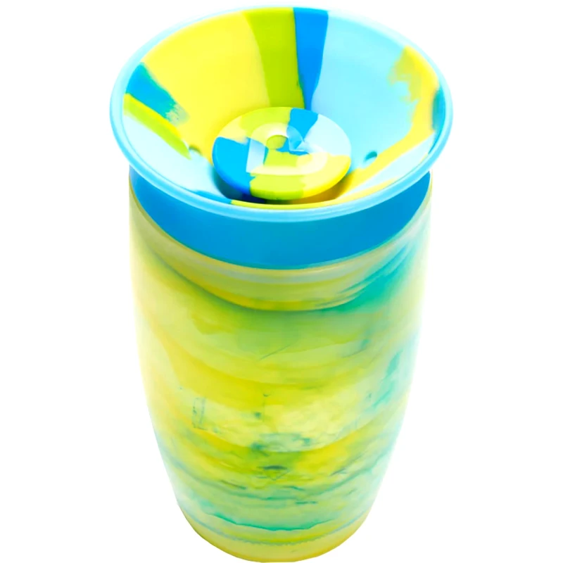 Munchkin Munchkin Miracle 360 Spill-Proof Cup 12m+ Παιδικό Ποτηράκι Χωρίς Στόμιο που δε Στάζει 296ml - Πράσινο