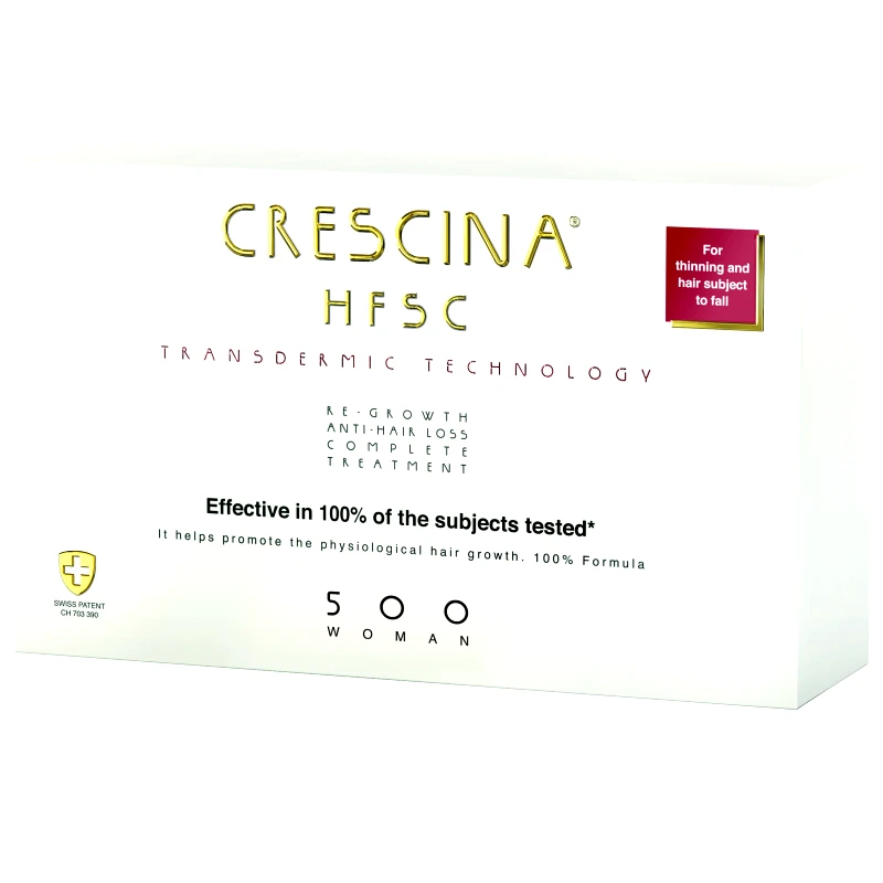 Crescina Crescina Transdermic Complete Woman Ολοκληρωμένη Γυναικεία Θεραπεία για τα Μεσαία Στάδια Αραίωσης & για Έντονη Τριχόπτωση 20 Τεμάχια (10+10 x 3.5ml) - 500