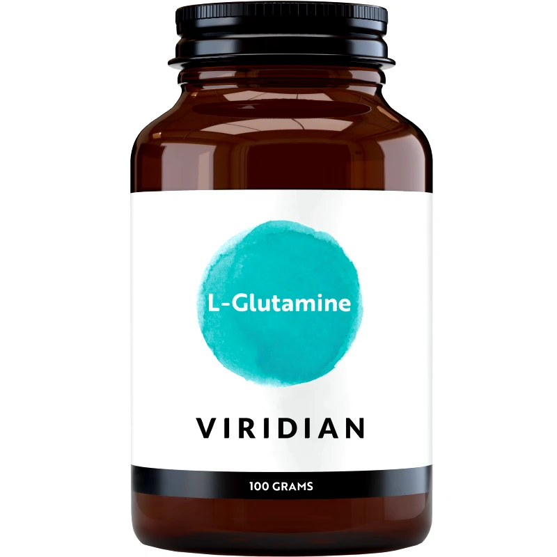 Viridian Viridian L-Glutamine Powder Συμπλήρωμα Διατροφής Αμινοξέος L-γλουταμίνης σε Σκόνη για την Καλή Λειτουργία του Εγκεφάλου, Αύξηση Μυϊκής Μάζας & Υποστήριξη της Λειτουργίας του Πεπτικού Συστήματος 100g