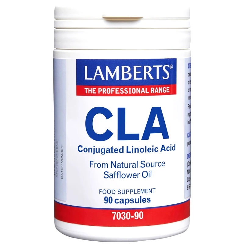 Lamberts Lamberts CLA 1000mg Συμπλήρωμα Διατροφής Συζευγμένου Λινολεϊκού Οξέος Φυτικής Προέλευσης για τη Διατήρηση της Ισορροπίας Μεταξύ του Μυϊκού & Λιπώδους Ιστού & Έλεγχο Βάρους 90caps