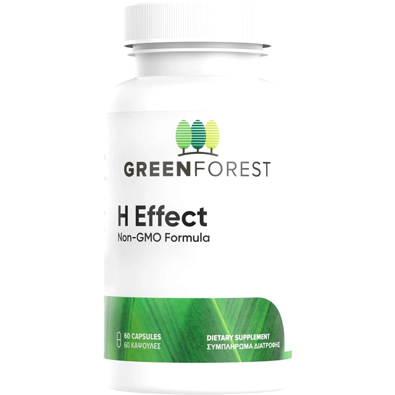 Green Forest Green Forest Vitamins Η Effect Συμπλήρωμα Διατροφής Βιταμινών, Μετάλλων, Αμινοξέων & Εκχυλίσματος Βοτάνων για την Υποστήριξη του Οργανισμό Κατά τη Θυρεοειδίτιδα Χασιμότο 60caps