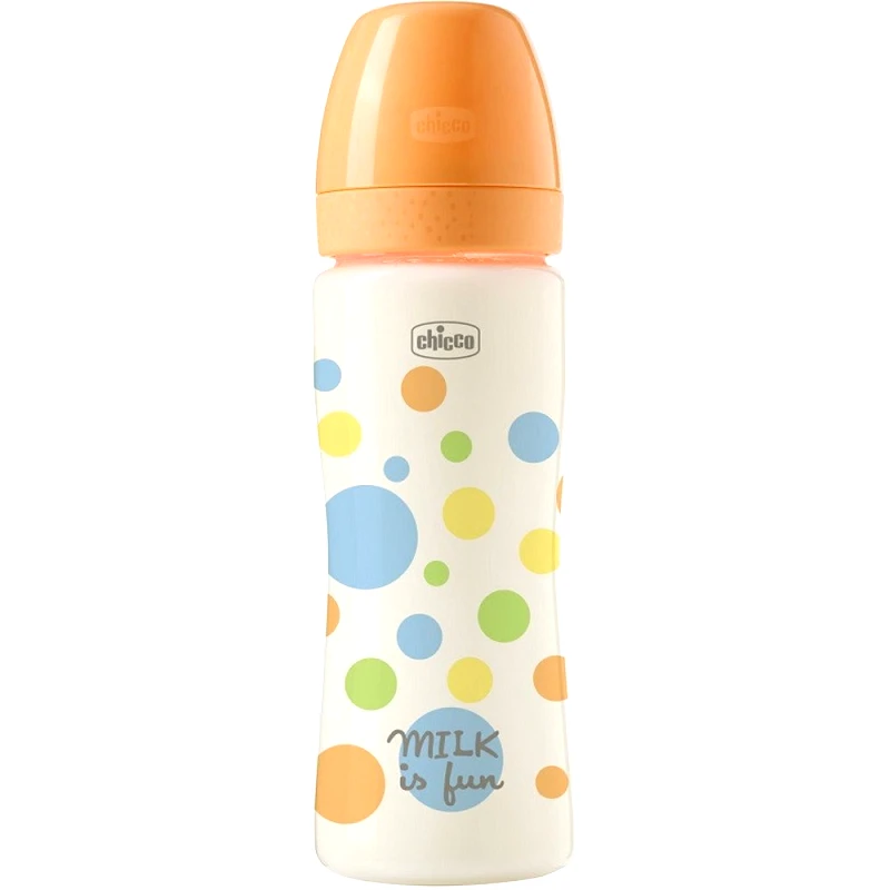 Chicco Chicco Perfect Easy Baby Bottle 4m+ Μπιμπερό Πολυπροπυλενίου με Θηλή Σιλικόνης Γρήγορης Ροής Κατά των Κολικών για Βρέφη από 4 Μηνών 330ml