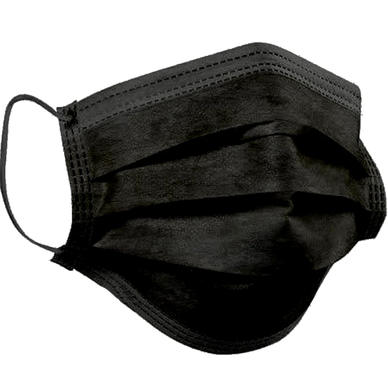 Syndesmos Group Synmask Medical 3ply Type 2 Mask Άνετη Χειρουργική Μάσκα Προστασίας 3 Επιπέδων με Επιρρίνιο Έλασμα μιας Χρήσης 20 Τεμάχια - Μαύρο
