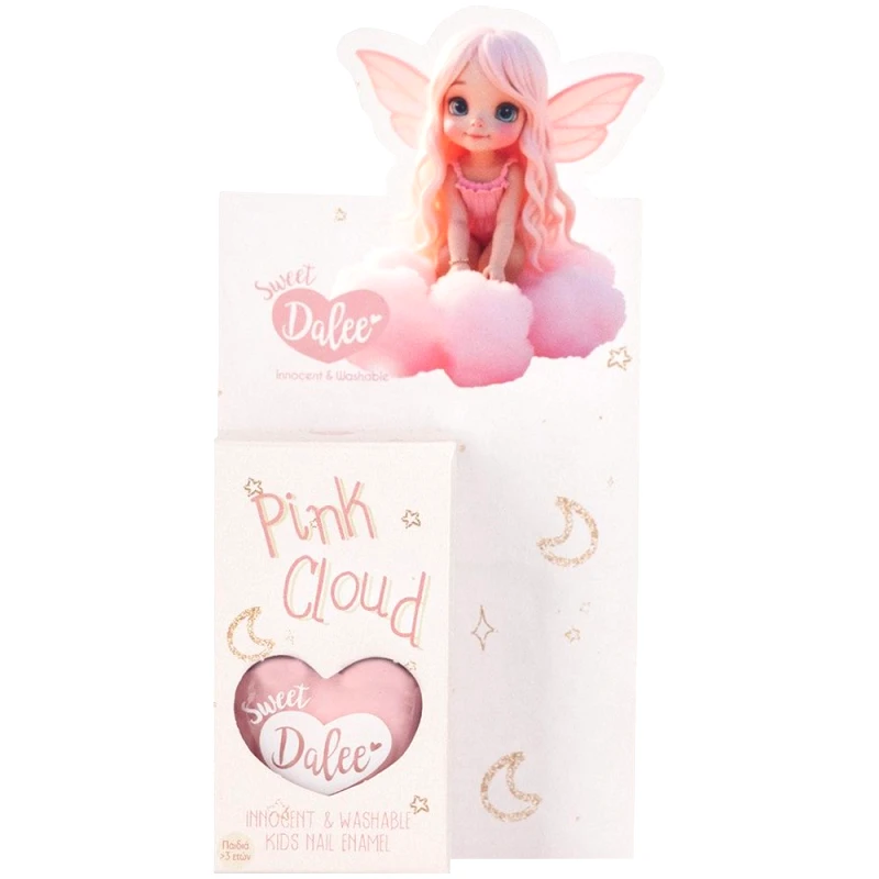 Dalee Sweet Dalee Nail Polish Παιδικό, Οικολογικό, Μη Τοξικό Βερνίκι Νυχιών με Βάση το Νερό 12ml - 910 Pink Cloud