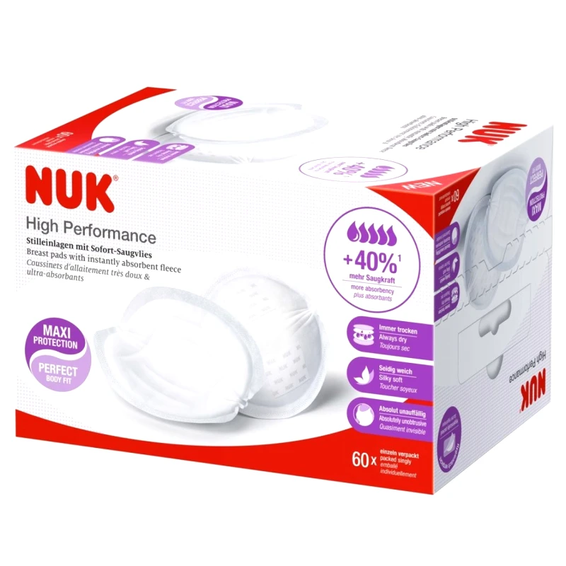 Nuk Nuk High Performance Breast Pad Επιθέματα Στήθους Υψηλής Απορροφητικότητας - 60 Τεμάχια