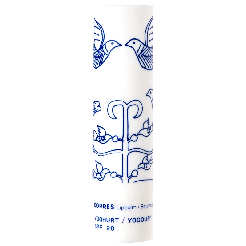 Korres Korres Lip Balm Yoghurt Spf20 Εντατική Ενυδατική Αντηλιακή Φροντίδα για τα Χείλη με Γιαούρτι για Άμεση Αίσθηση Ανακούφισης 4.5g