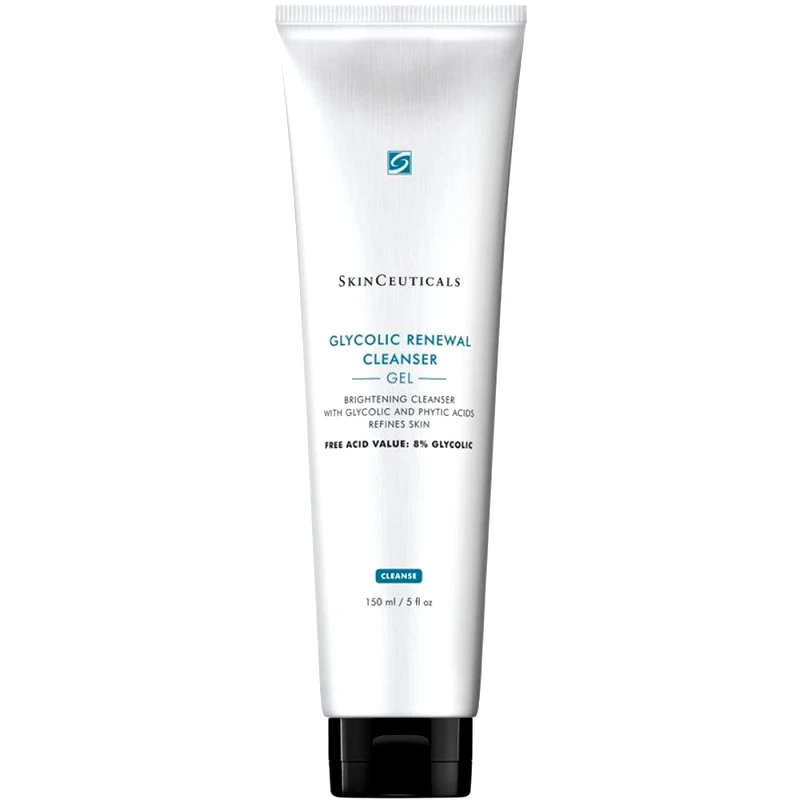 SkinCeuticals Skinceuticals Glycolic Renewal Cleanser Gel Καθημερινό Gel Καθαρισμού Προσώπου με Γλυκολικό Οξύ για Λαμπερή & Λεία Επιδερμίδα 150ml