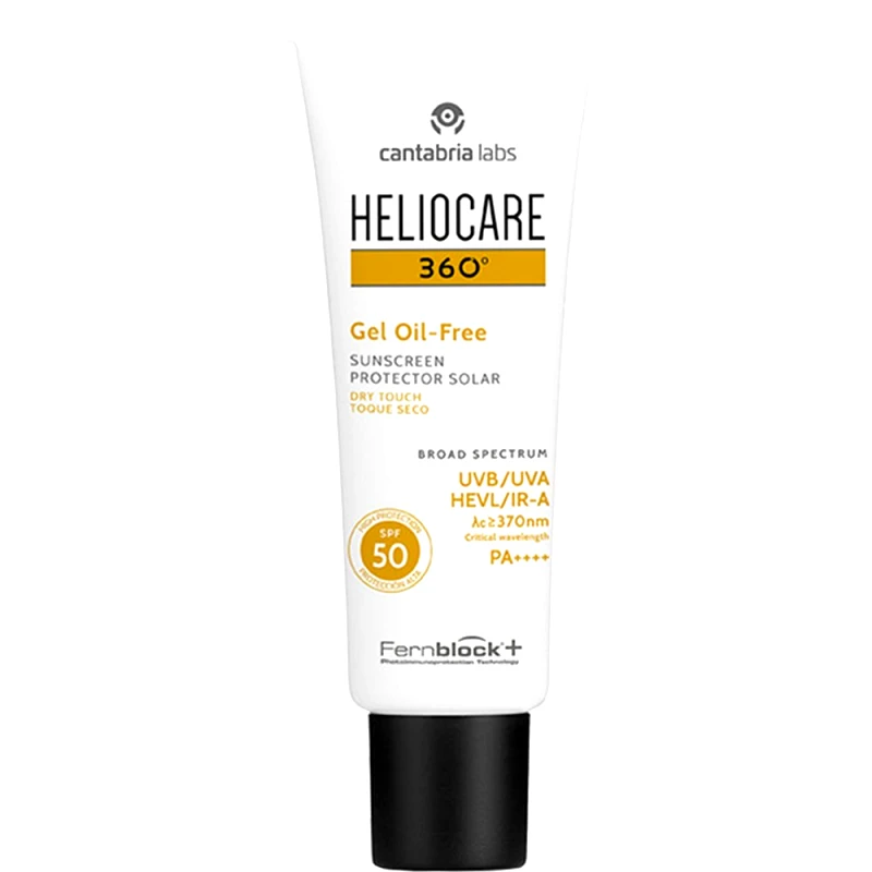 Cantabria Labs Heliocare 360 Protector Solar Spf50 Dry Touch Sunscreen Αντηλιακό Προσώπου Υψηλής Προστασίας μη Λιπαρό με Υφή Gel 50ml
