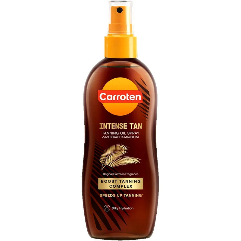 Carroten Carroten Intense Tan Tanning Oil Spray Λάδι για Ενίσχυση του Φυσικού Μαυρίσματος με Βιταμίνη Ε & Β-Καροτένιο 150ml