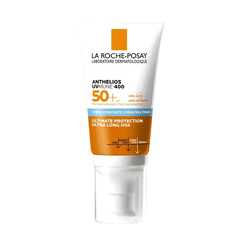 La Roche-Posay La Roche Posay Anthelios UVMune 400 Hydrating Sun Cream Spf50+, Αντηλιακή Ενυδατική Κρέμα Προσώπου Πολυ Υψηλής Προστασίας 50ml