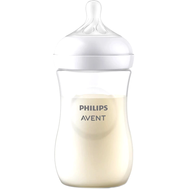 Philips Avent Philips Avent Natural Response Bottle 1m+ Μπιμπερό Πολυπροπυλενίου με Θηλή Σιλικόνης Ροής 3 Οπών 260ml, Κωδ SCY903/01