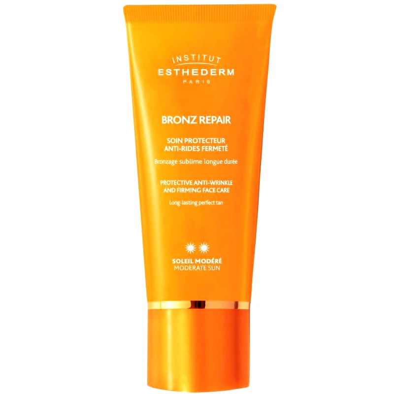 Institut Esthederm Institut Esthederm Bronz Repair Protective Anti-Wrinkle & Firming Face Care Moderate Sun Αντιρυτιδική Κρέμα Προσώπου που Βελτιστοποιεί το Φυσικό Μαύρισμα 50ml