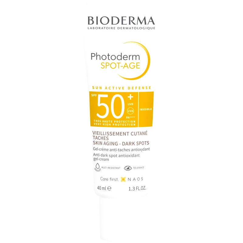 Bioderma Bioderma Photoderm Spot-Age Spf50+ Anti-Dark Spot Antioxidant Gel-Cream Αντηλιακή Κρέμα-Gel Πολύ Υψηλής Προστασίας Κατά των Καφέ Κηλίδων με Αντιοξειδωτική Δράση 40ml