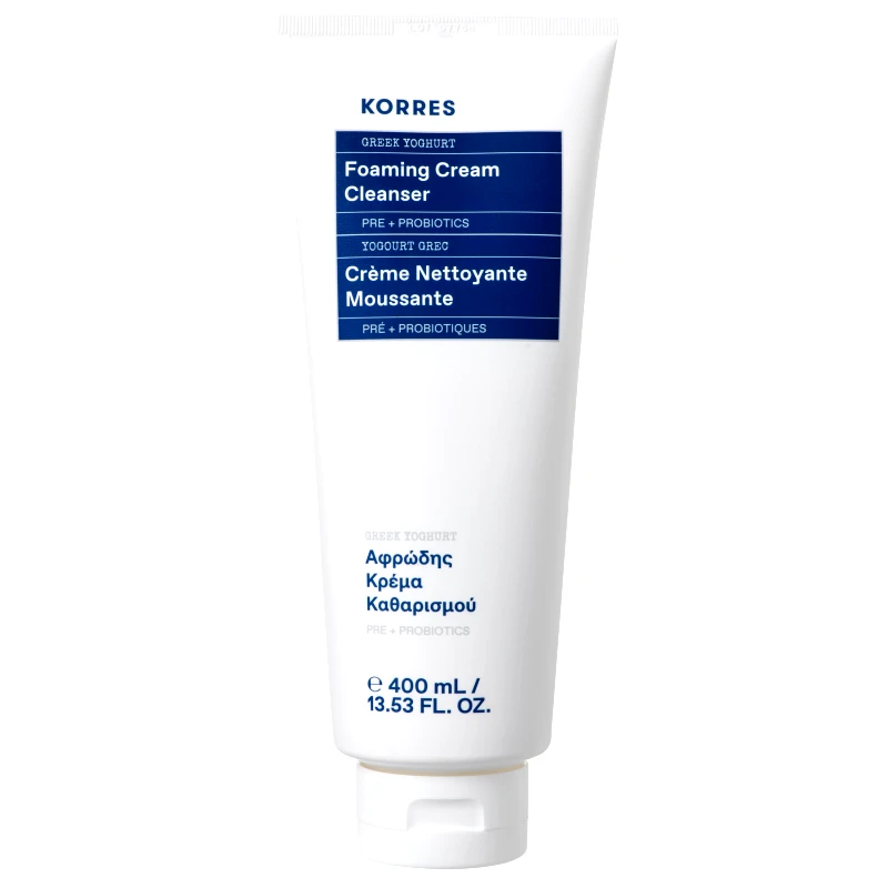 Korres Korres Greek Yoghurt Foaming Cream Cleanser Αφρώδης Κρέμα Καθαρισμού με Ελληνικό Γιαούρτι 400ml