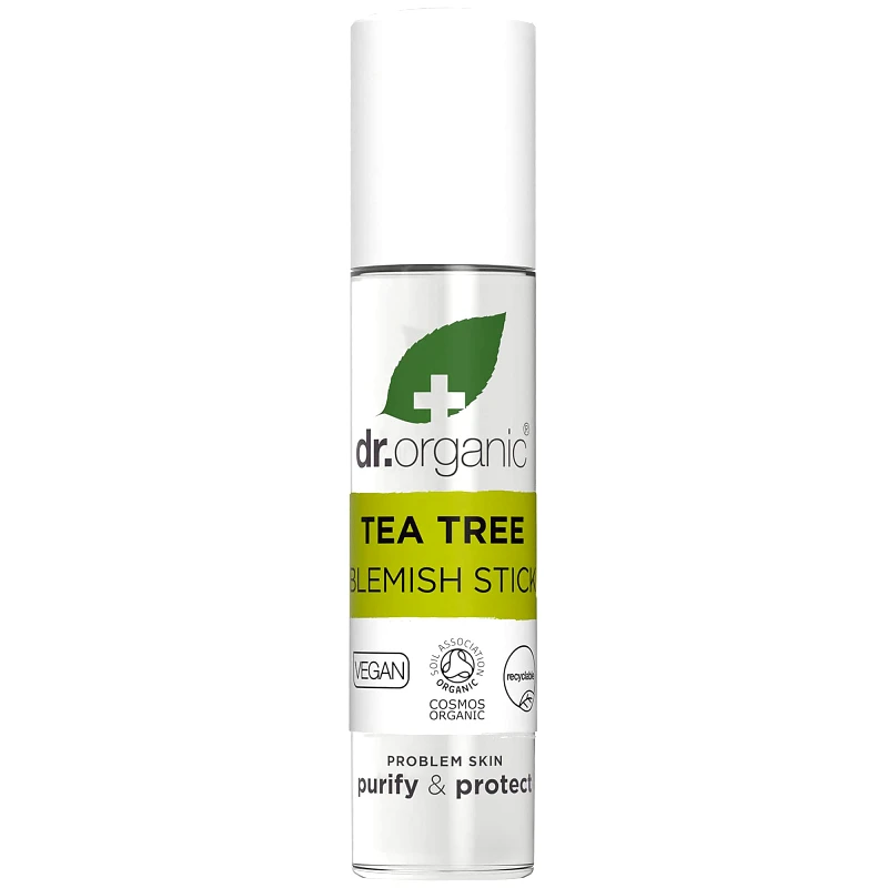 Dr Organic Dr Organic Tea Tree Blemish Stick 8ml,Καταπραϋντικό Στικ για τις Ατέλειες του Προσώπου με Έλαιο Ταϊόδεντρου